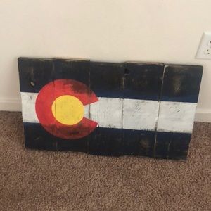 Hand painted Colorado sign